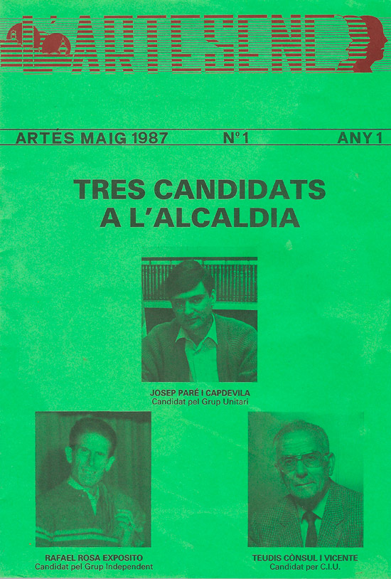 Primera època Artesenc Primera època Artesenc portada